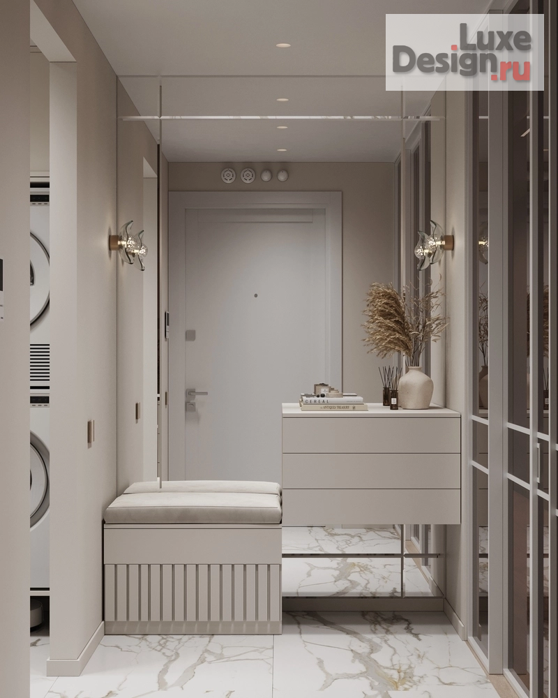 Дизайн интерьера гостиной "Кухня-гостиная в квартире ЖК Голден Сити" (фото 18)