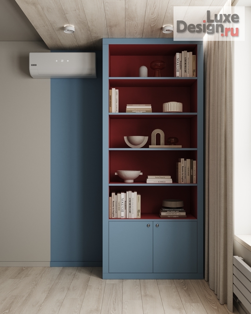 Дизайн интерьера кабинета "Кабинет в квартире. ЖК Голден Сити" (фото 6)