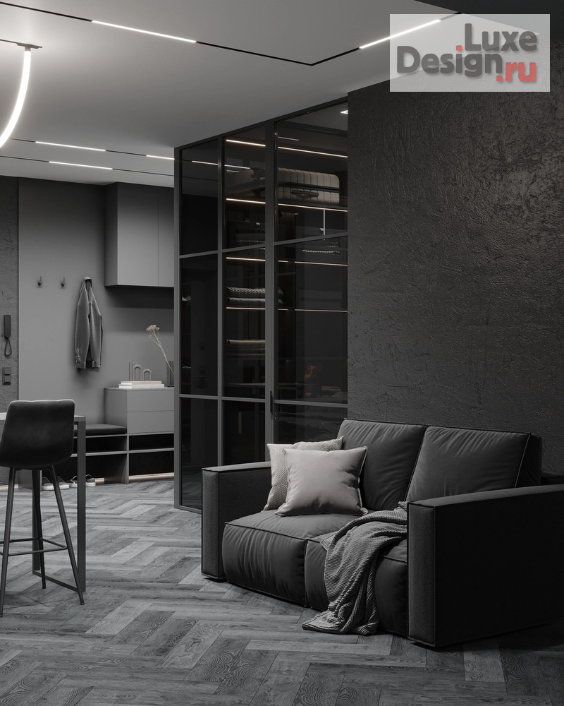 Дизайн интерьера однокомнатной квартиры "Однокомнатная квартира Микки" (фото 2)