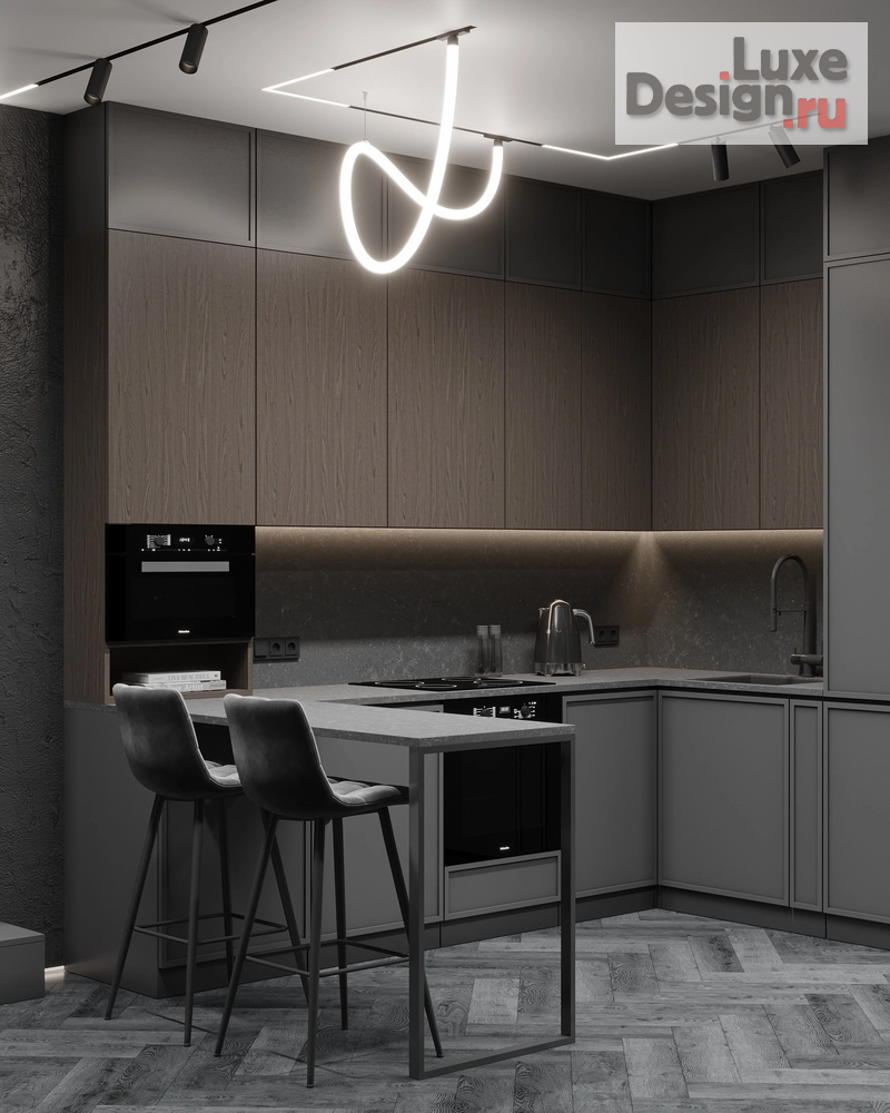 Дизайн интерьера однокомнатной квартиры "Однокомнатная квартира Микки" (фото 3)