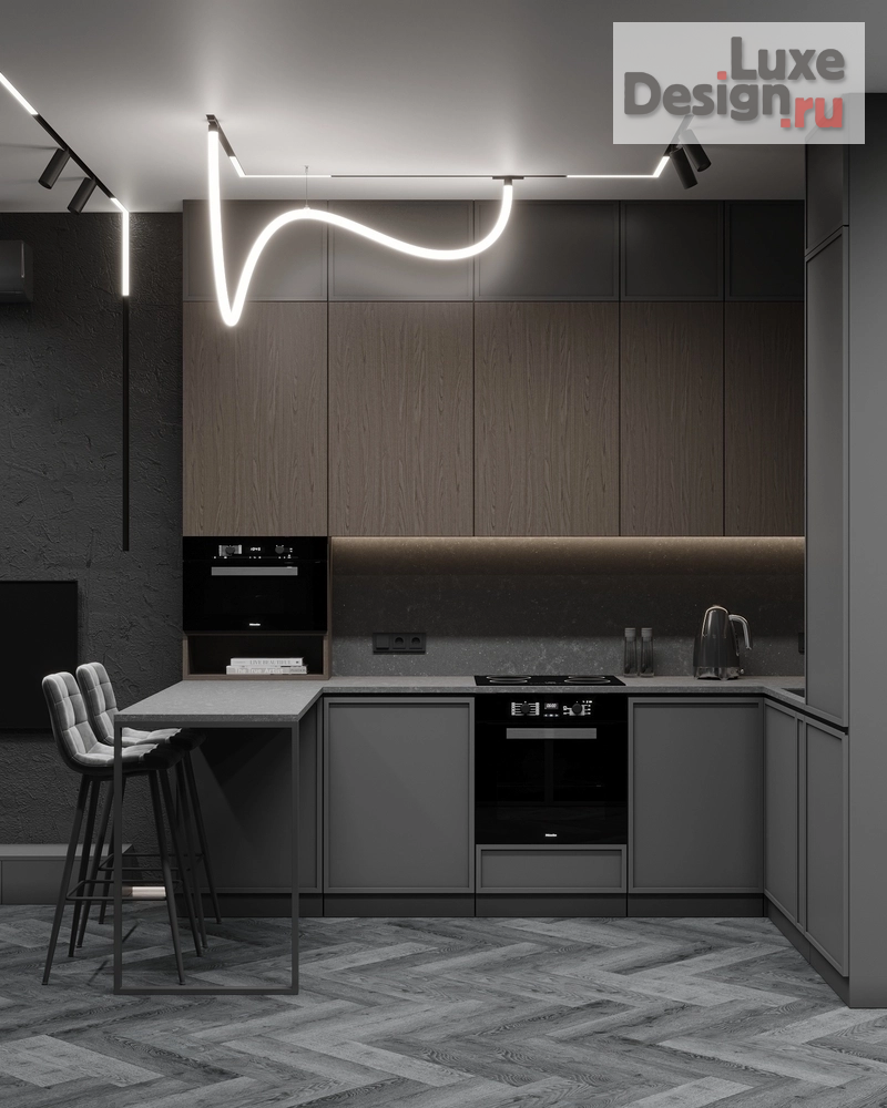 Дизайн интерьера однокомнатной квартиры "Однокомнатная квартира Микки" (фото 4)