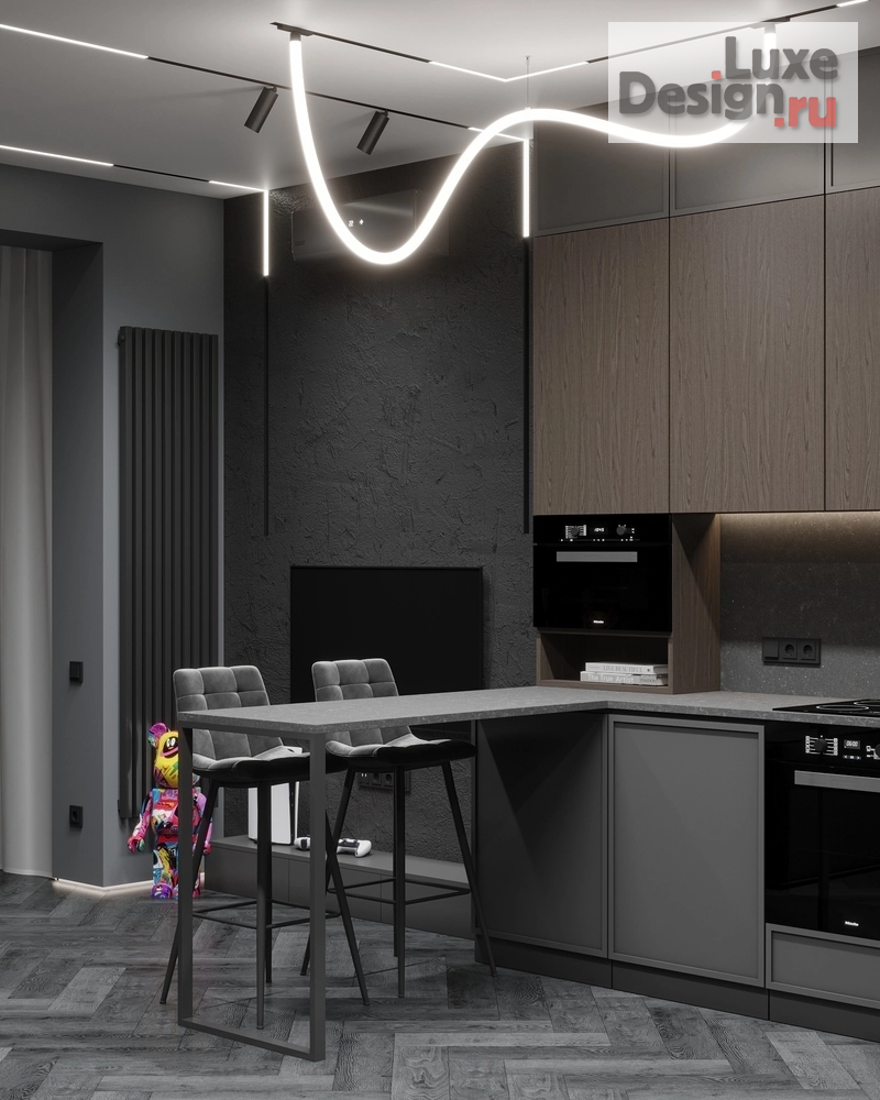 Дизайн интерьера однокомнатной квартиры "Однокомнатная квартира Микки" (фото 5)