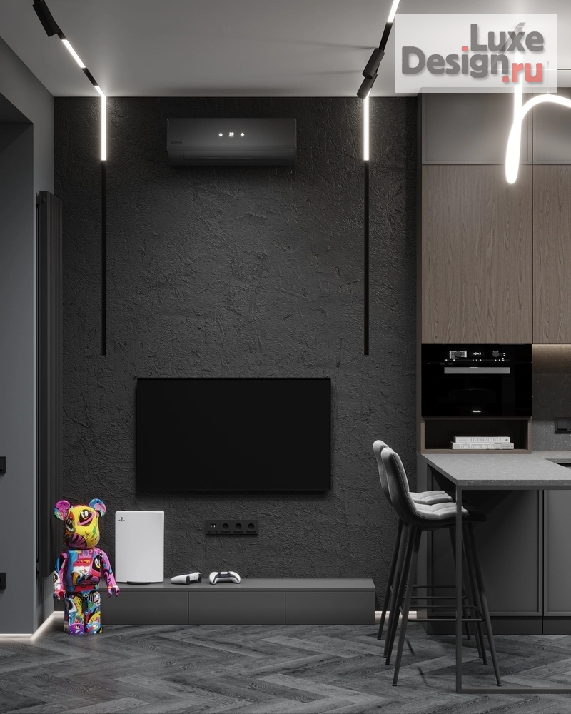 Дизайн интерьера однокомнатной квартиры "Однокомнатная квартира Микки" (фото 7)