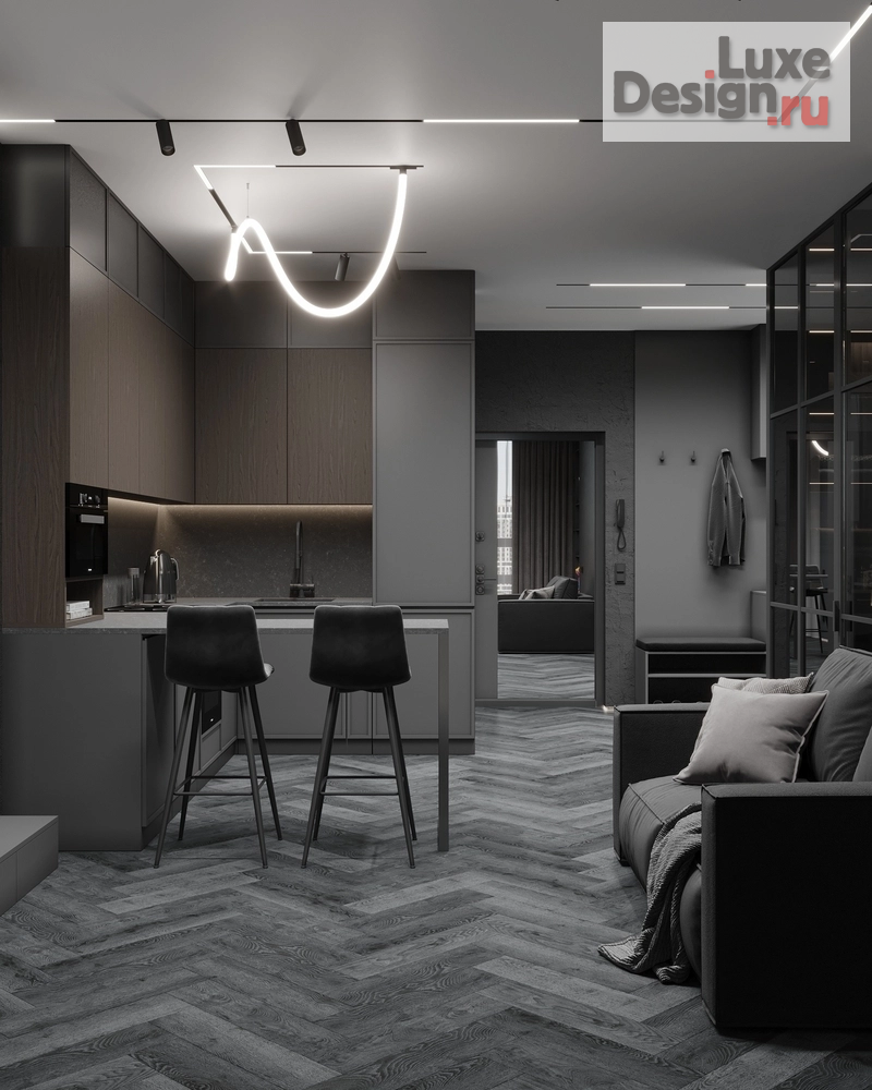 Дизайн интерьера однокомнатной квартиры "Однокомнатная квартира Микки" (фото 9)