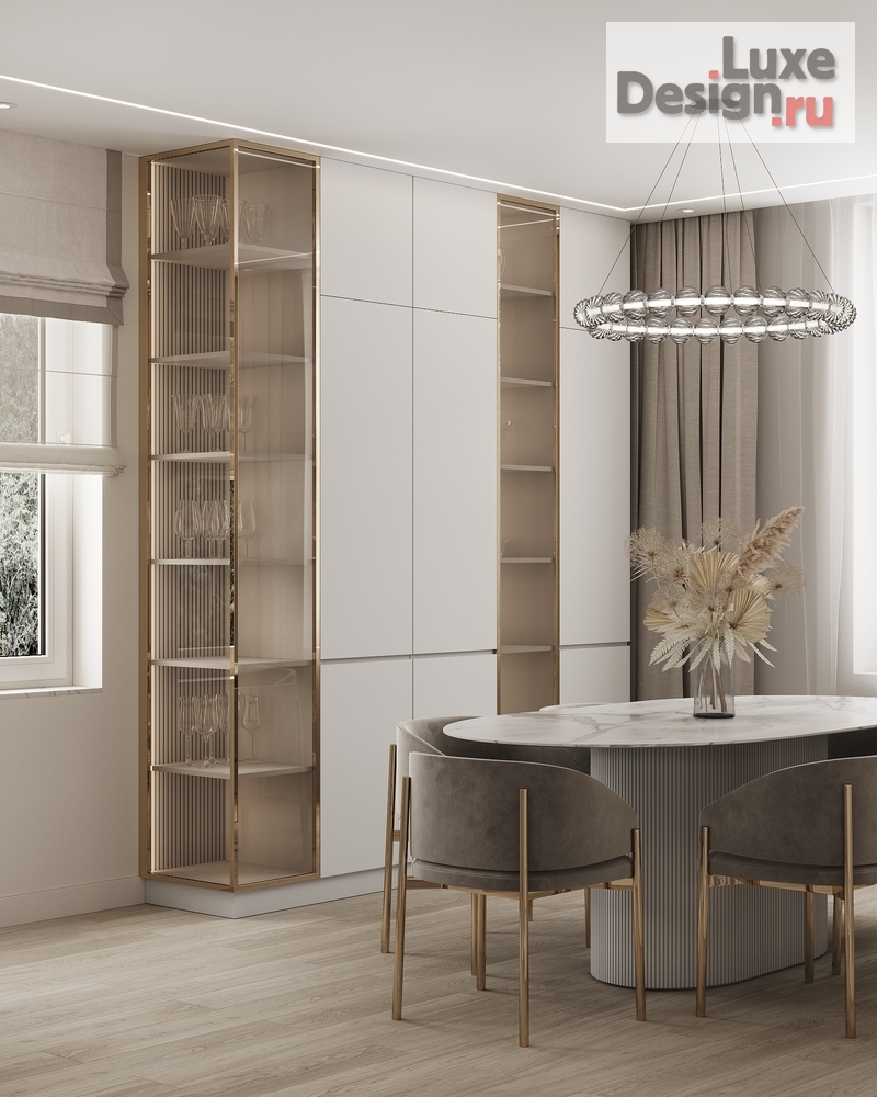 Дизайн интерьера загородного дома "Кухня в загородном доме." (фото 2)