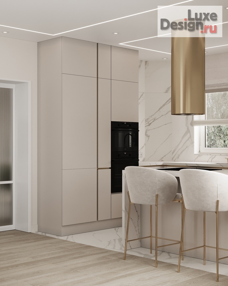 Дизайн интерьера загородного дома "Кухня в загородном доме." (фото 5)