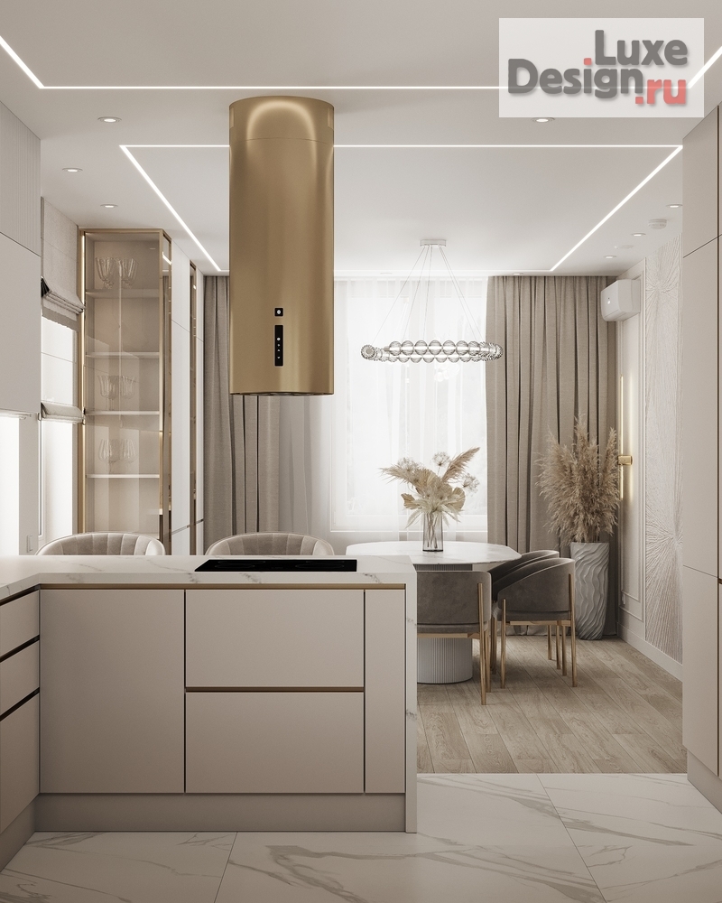 Дизайн интерьера загородного дома "Кухня в загородном доме." (фото 8)