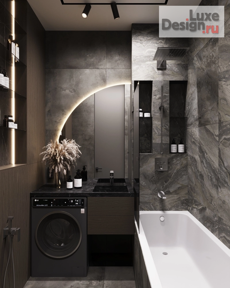 Дизайн интерьера однокомнатной квартиры "Однокомнатная квартира Микки" (фото 24)