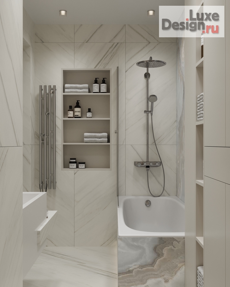 Частная архитектура "Сан.узлы в  квартире ЖК Голден сити." (фото 4)