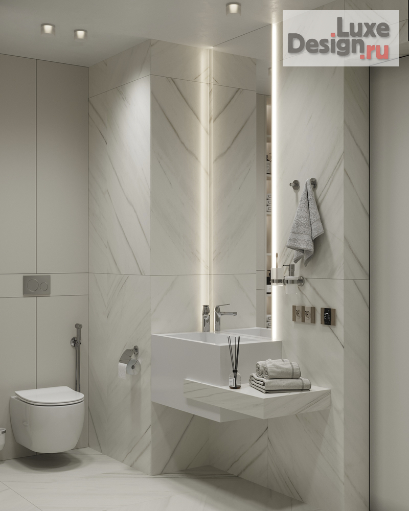 Частная архитектура "Сан.узлы в  квартире ЖК Голден сити." (фото 5)