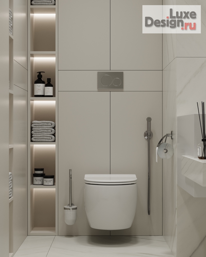 Частная архитектура "Сан.узлы в  квартире ЖК Голден сити." (фото 8)