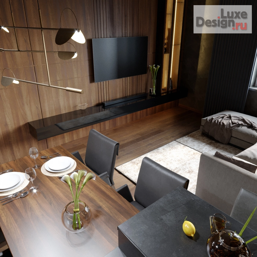 Дизайн интерьера двухкомнатной квартиры "дизайн проект 2 комн.кв." (фото 7)