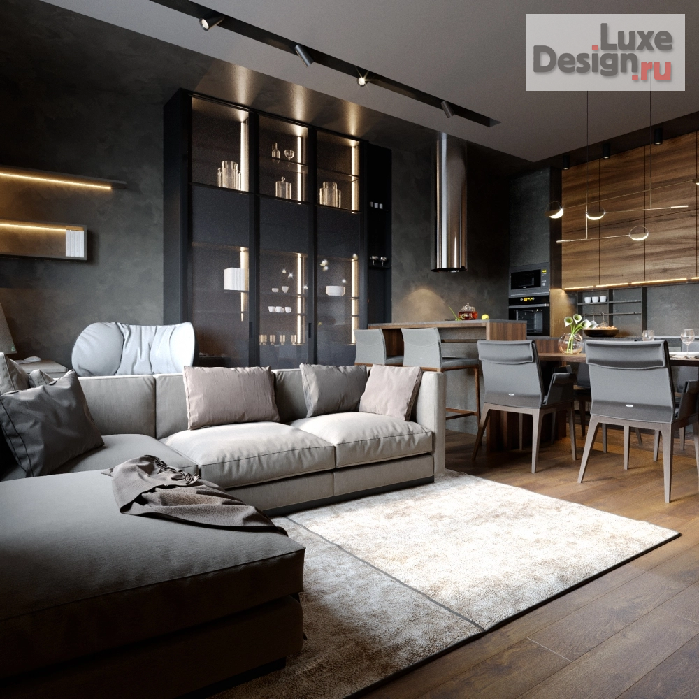 Дизайн интерьера двухкомнатной квартиры "дизайн проект 2 комн.кв." (фото 8)