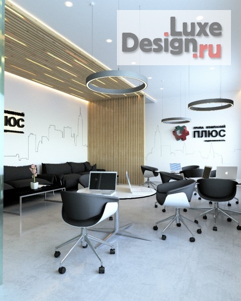 Дизайн интерьера офиса "Дизайн офисного пространства в Санкт-Петербурге" (фото 2)