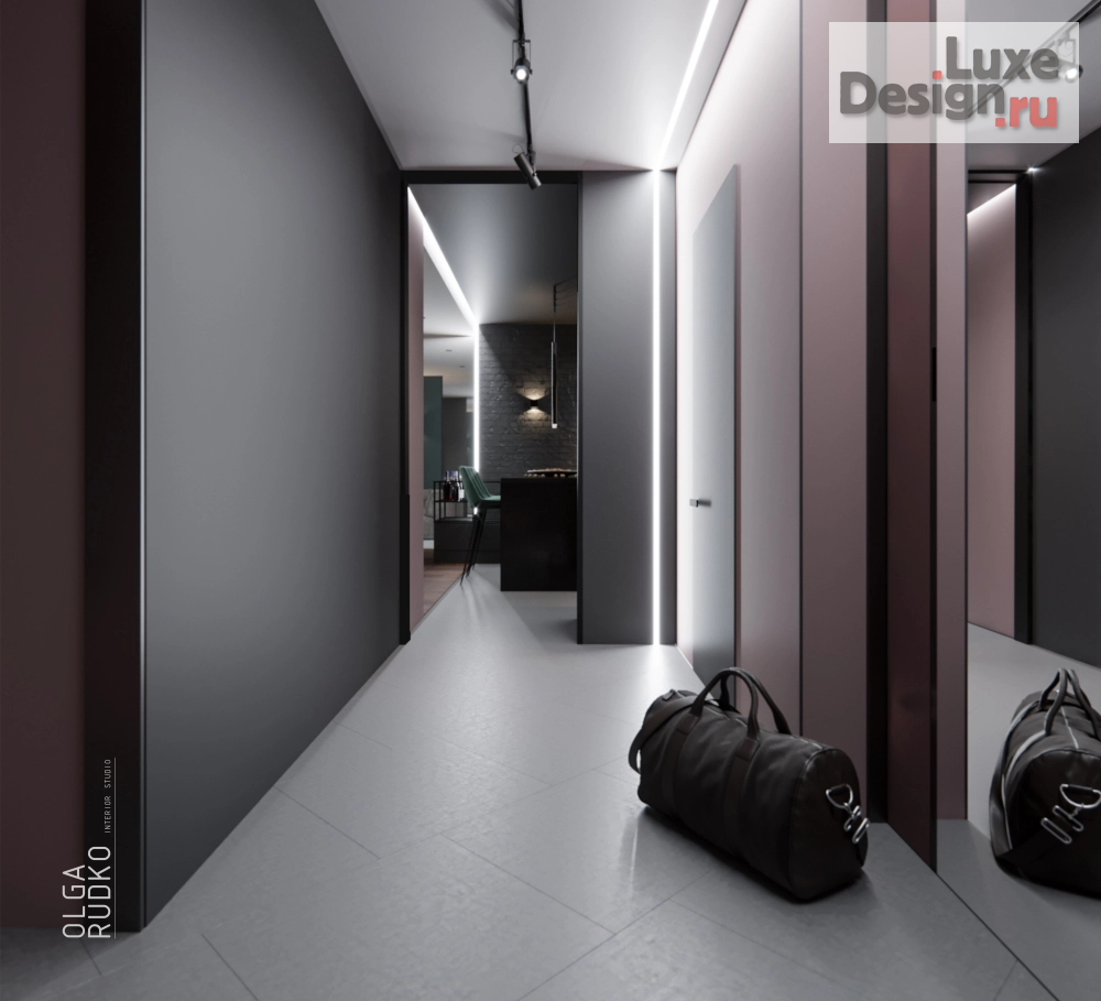 Дизайн интерьера трехкомнатной квартиры "Loft" (фото 2)
