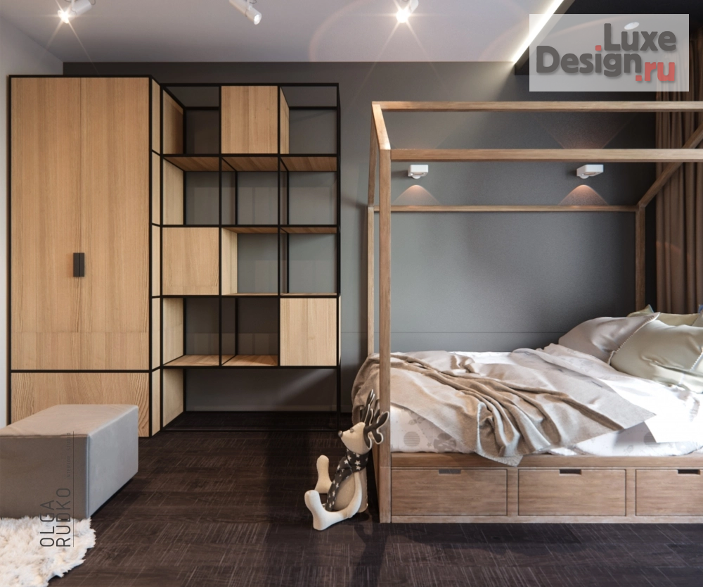 Дизайн интерьера трехкомнатной квартиры "Loft" (фото 22)