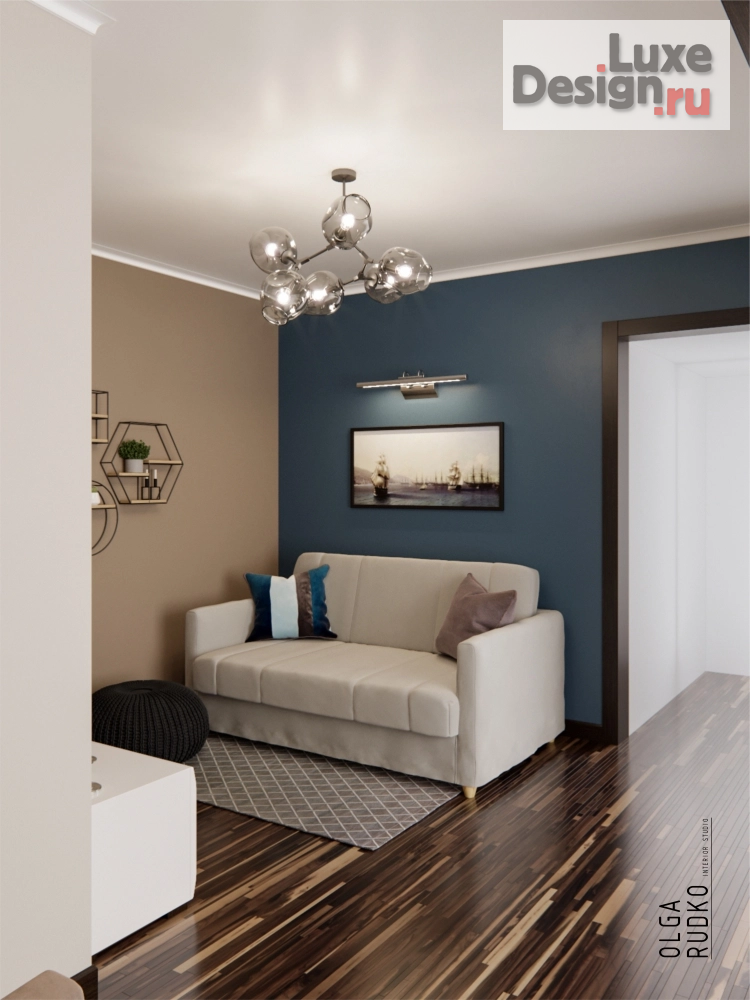 Дизайн интерьера гостиной "SIMPLY" (фото 5)