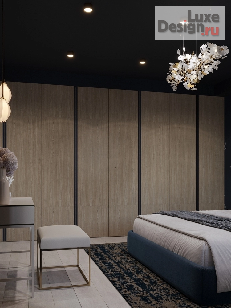 Дизайн интерьера спальни "Спальня с журавлями" (фото 6)