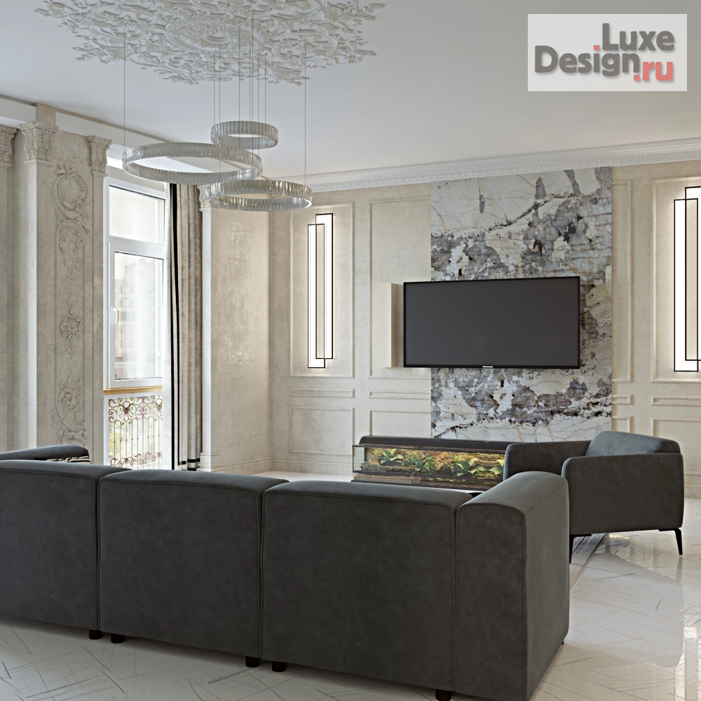 Дизайн интерьера гостиной "Гостиная" (фото 2)