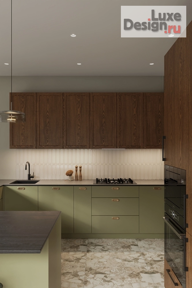 Дизайн интерьера загородного дома "Кухня" (фото 1)