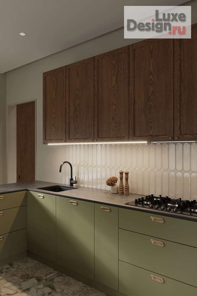 Дизайн интерьера загородного дома "Кухня" (фото 5)