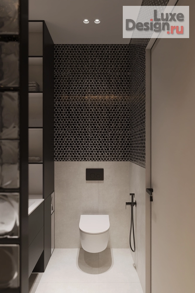 Дизайн интерьера загородного дома "Мужской санузел " (фото 5)