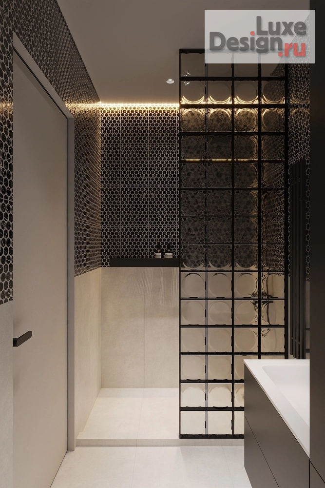 Дизайн интерьера загородного дома "Мужской санузел " (фото 1)