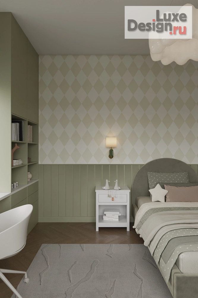 Дизайн интерьера частного дома "Детская " (фото 4)