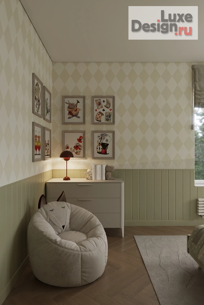 Дизайн интерьера частного дома "Детская " (фото 8)
