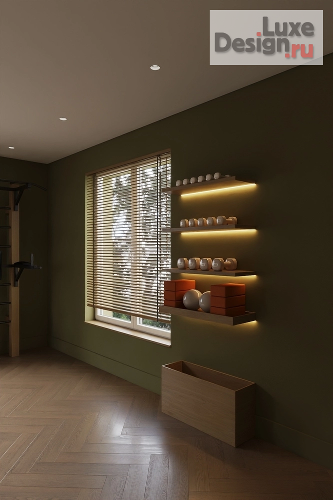 Дизайн интерьера частного дома "Кабинет" (фото 6)