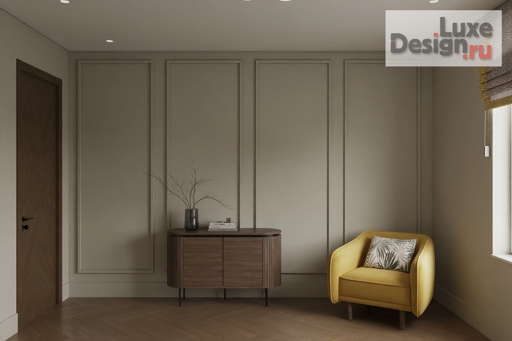 Дизайн интерьера загородного дома "Гостевая комната с санузлом " (фото 5)