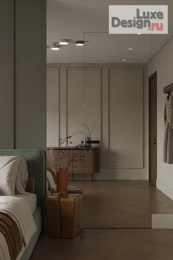 Дизайн интерьера загородного дома "Гостевая комната с санузлом " (фото 1)