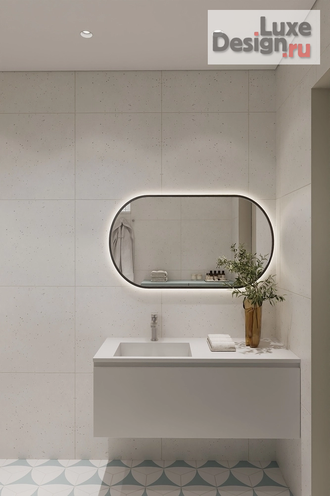 Дизайн интерьера загородного дома "Гостевая комната с санузлом " (фото 11)