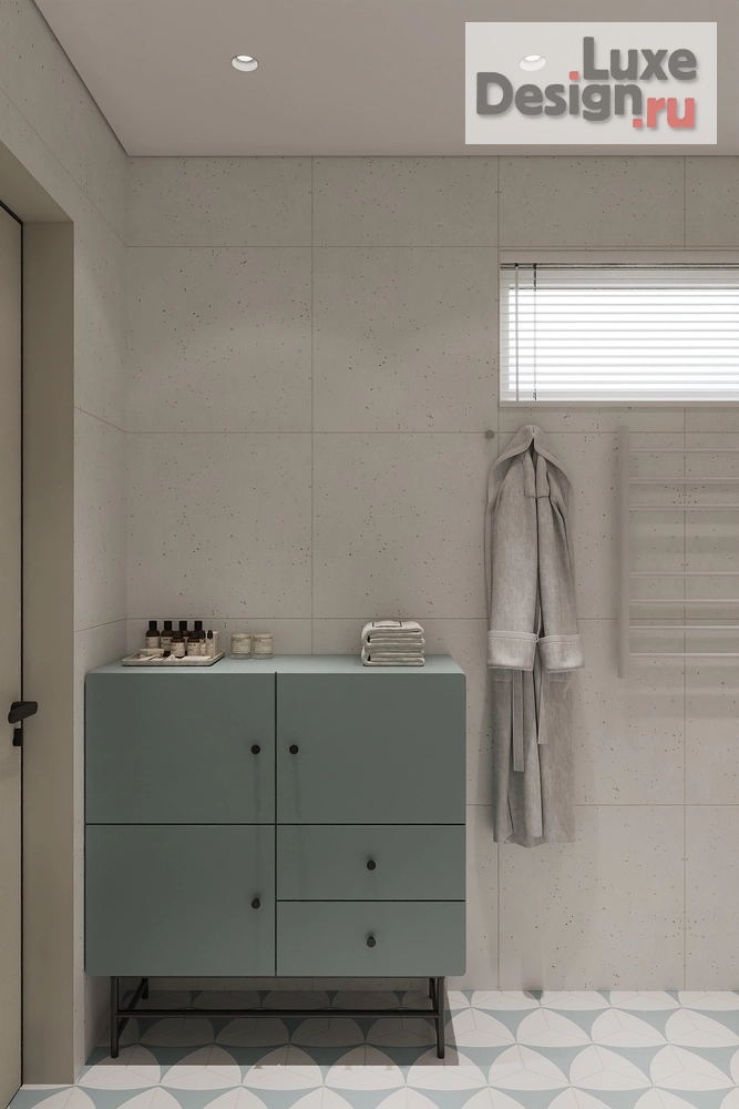 Дизайн интерьера загородного дома "Гостевая комната с санузлом " (фото 9)