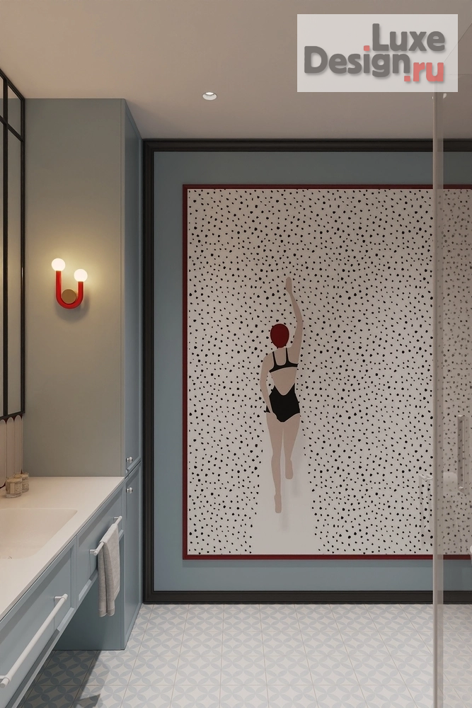 Дизайн интерьера загородного дома "Мастер блок " (фото 15)