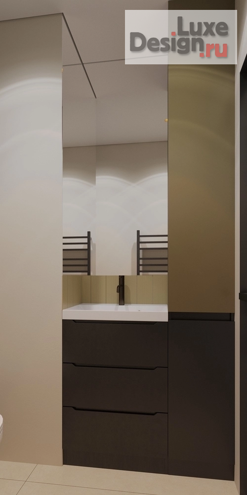 Дизайн интерьера однокомнатной квартиры "Квартира для молодого человека" (фото 19)