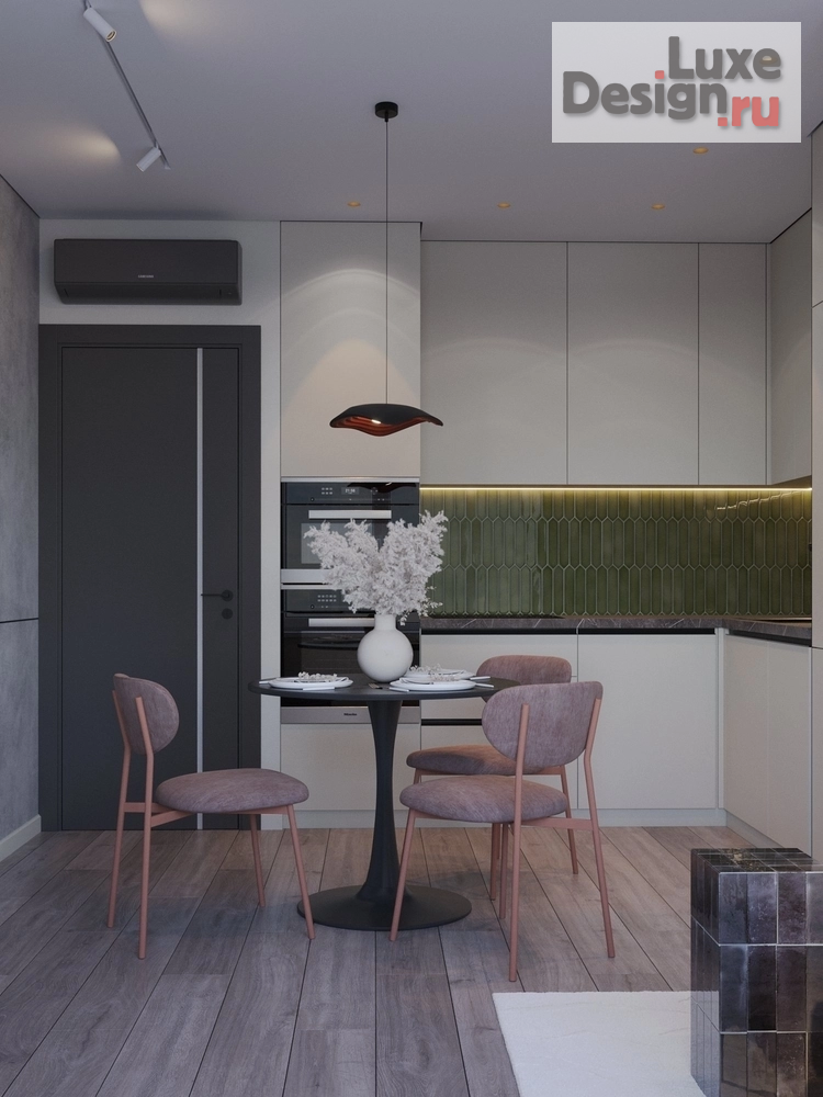 Дизайн интерьера однокомнатной квартиры "Квартира для молодого человека" (фото 3)