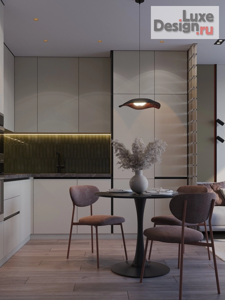 Дизайн интерьера однокомнатной квартиры "Квартира для молодого человека" (фото 4)