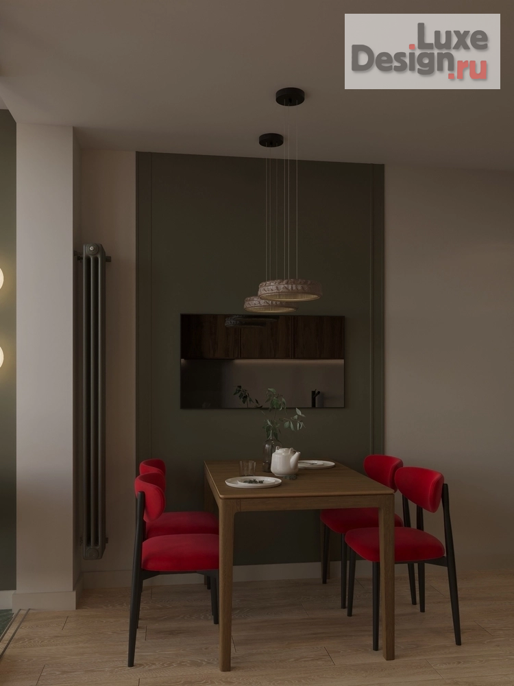 Дизайн интерьера однокомнатной квартиры "Квартира для сдачи в аренду " (фото 3)