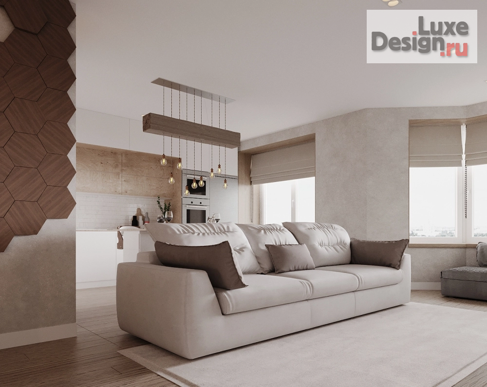 Дизайн интерьера трехкомнатной квартиры "Квартира, ЖК Новое Купчино" (фото 8)