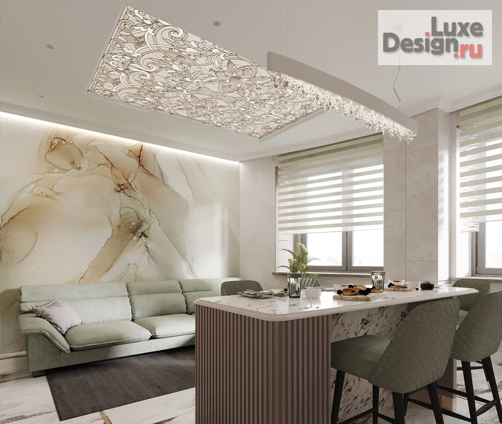 Дизайн интерьера четырехкомнатной квартиры "Квартира, ЖК Платинум" (фото 4)