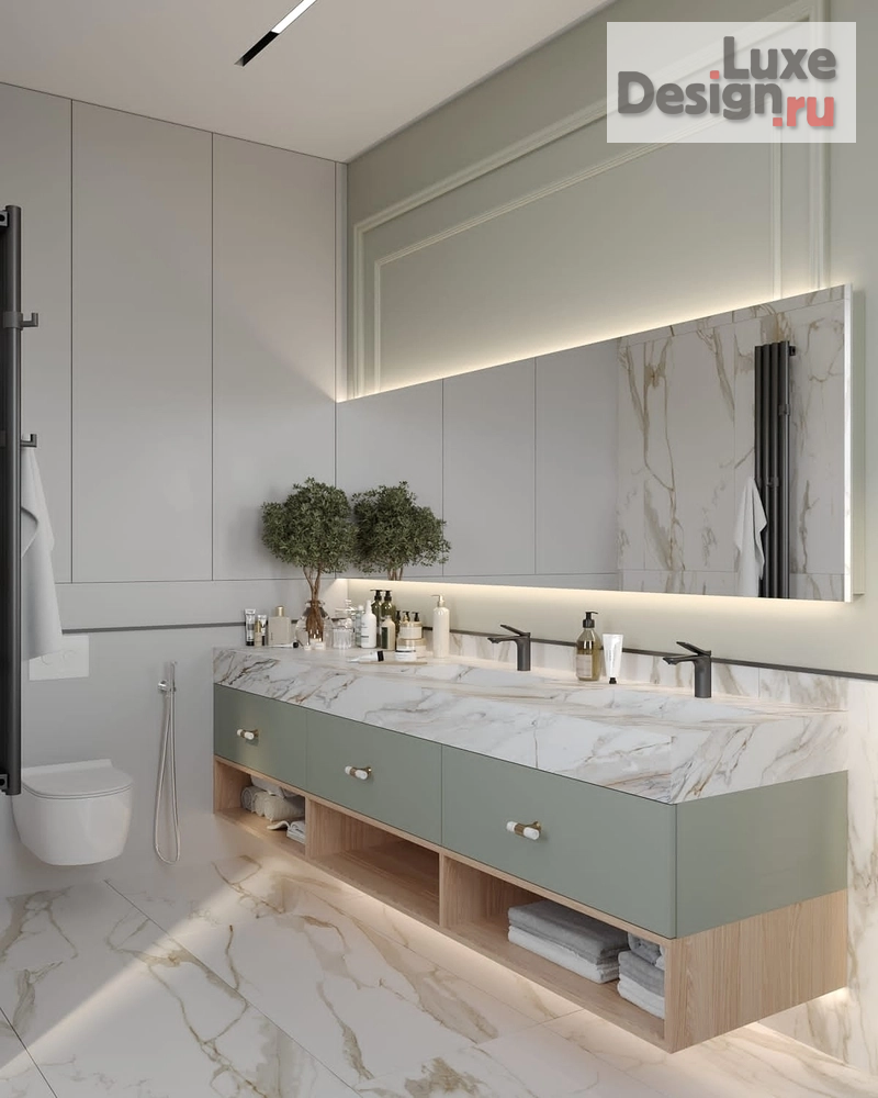 Дизайн интерьера трехкомнатной квартиры "Частный дом в КП "Романовка"" (фото 1)