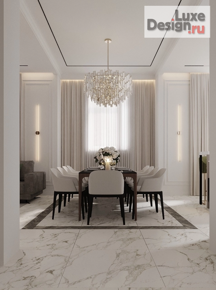 Дизайн интерьера трехкомнатной квартиры "Частный дом в КП "Романовка"" (фото 5)