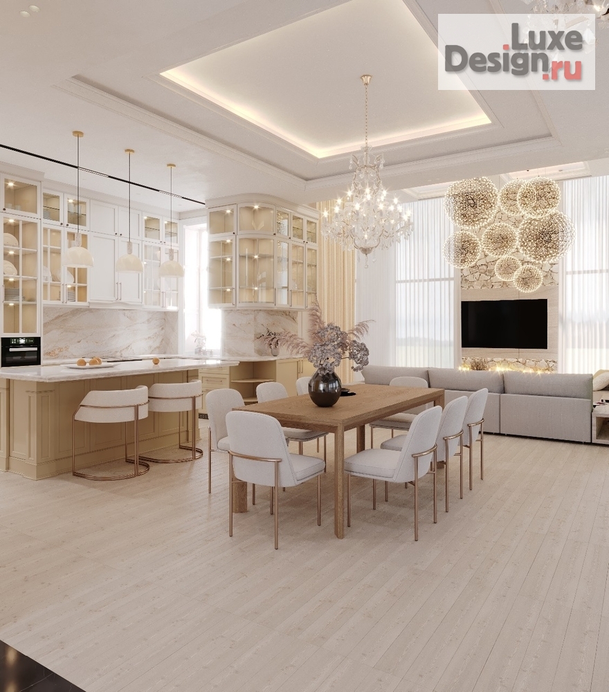 Дизайн интерьера загородного дома "Частный дом в п. Вырица" (фото 2)