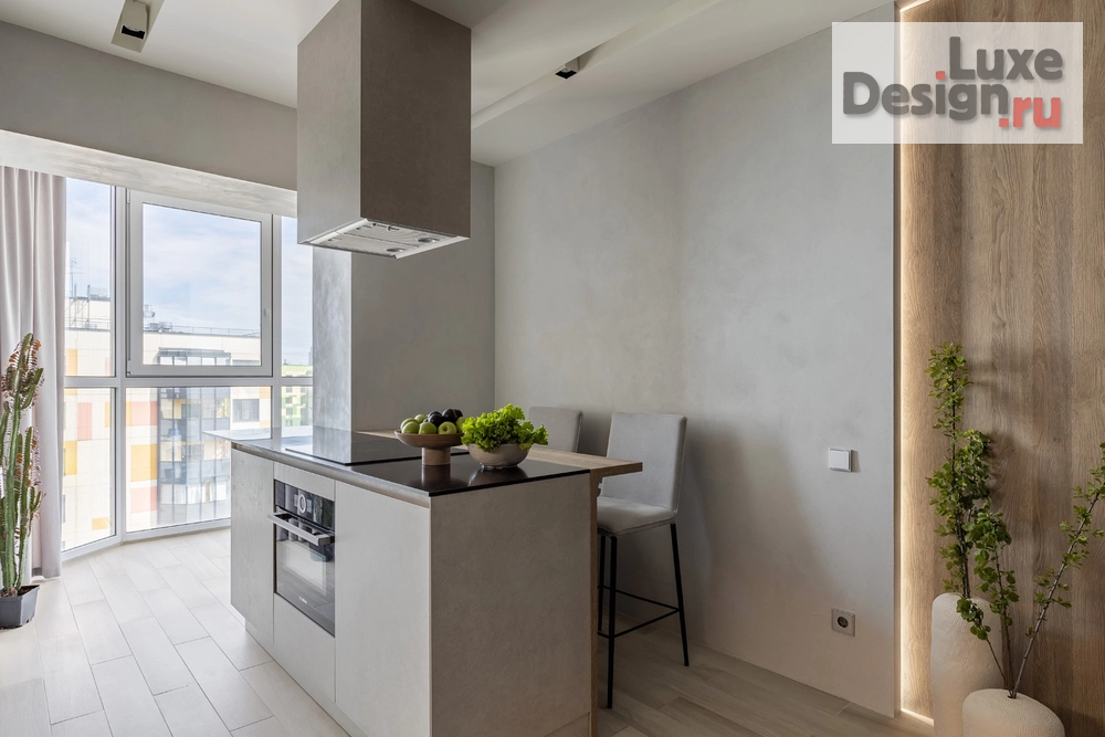 Дизайн интерьера двухкомнатной квартиры "Минимализм 70 м.кв." (фото 2)