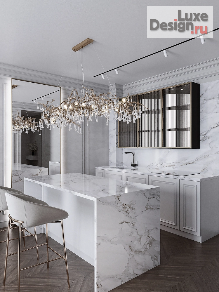 Дизайн интерьера двухкомнатной квартиры "ЖК Цивилизация на Неве" (фото 3)