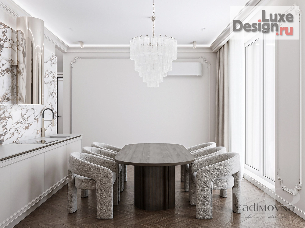 Дизайн интерьера трехкомнатной квартиры "ЖК Familia" (фото 2)