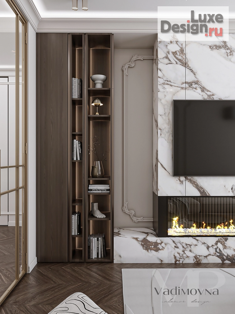 Дизайн интерьера трехкомнатной квартиры "ЖК Familia" (фото 4)