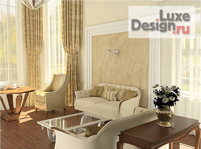 Дизайн интерьера коттеджа "Дизайн интерьеров коттеджей в СПб" (фото 7)