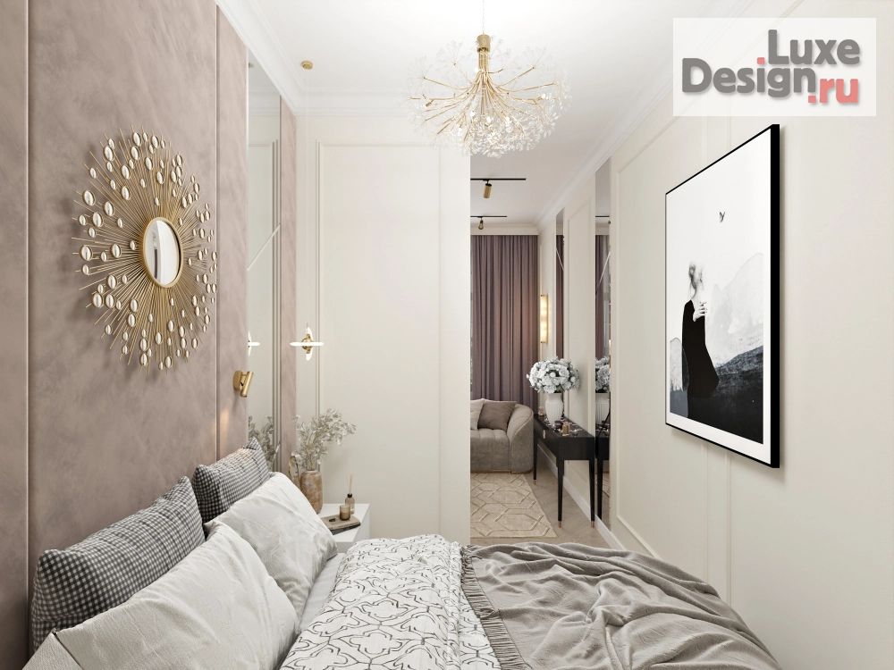 Дизайн интерьера однокомнатной квартиры "Лесная" (фото 12)